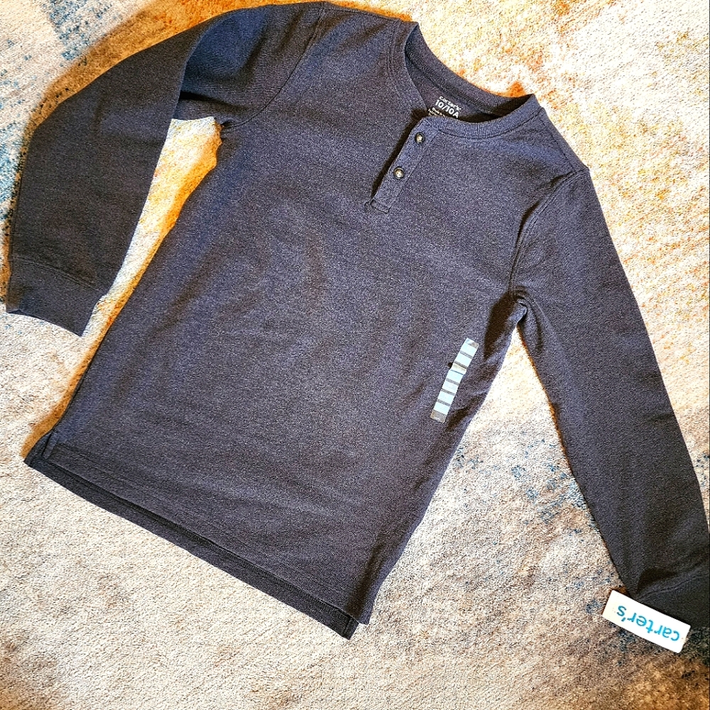 Carter's Long Sleeve Henley  - NWT
